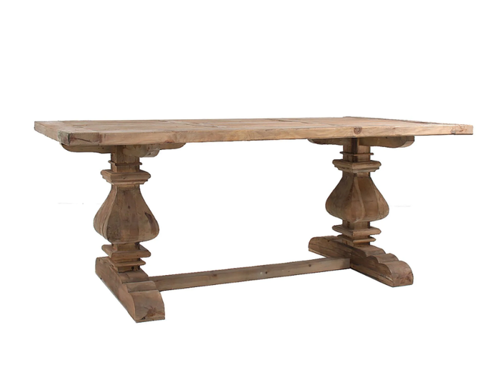 ABO - Rectangular reclaimed wood dining table _ Vical Home